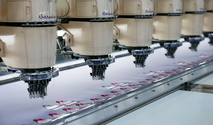 Embroidery patch produced 1