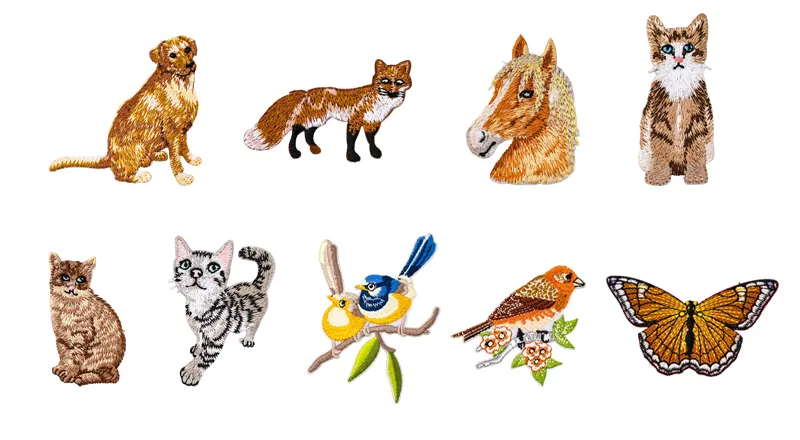 High Quality 3D Puff Simulated Embroidery Patches