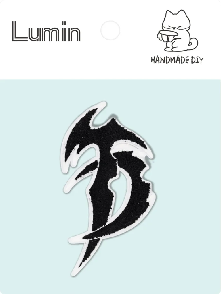 Premium 3D Chenille Embroidery Patches – Retro Lettering & Logo Designs