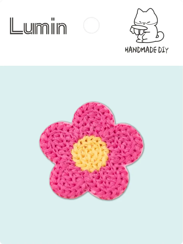 Custom Crochet-Style Patches – Unique Handmade Designs