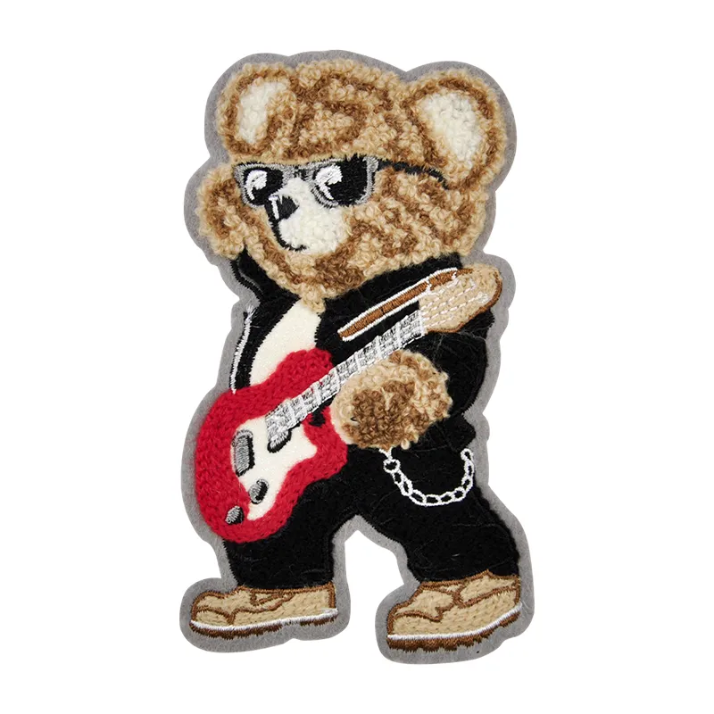 Premium Towel Embroidery with Trendy Bear Design - Image 4