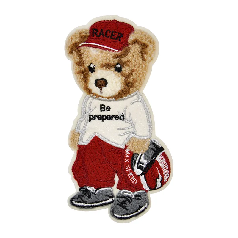 Premium Towel Embroidery with Trendy Bear Design - Image 3