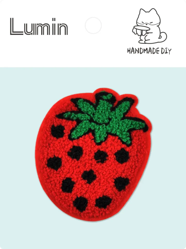 Sweet Strawberry Towel with Beautiful Embroidery Detail