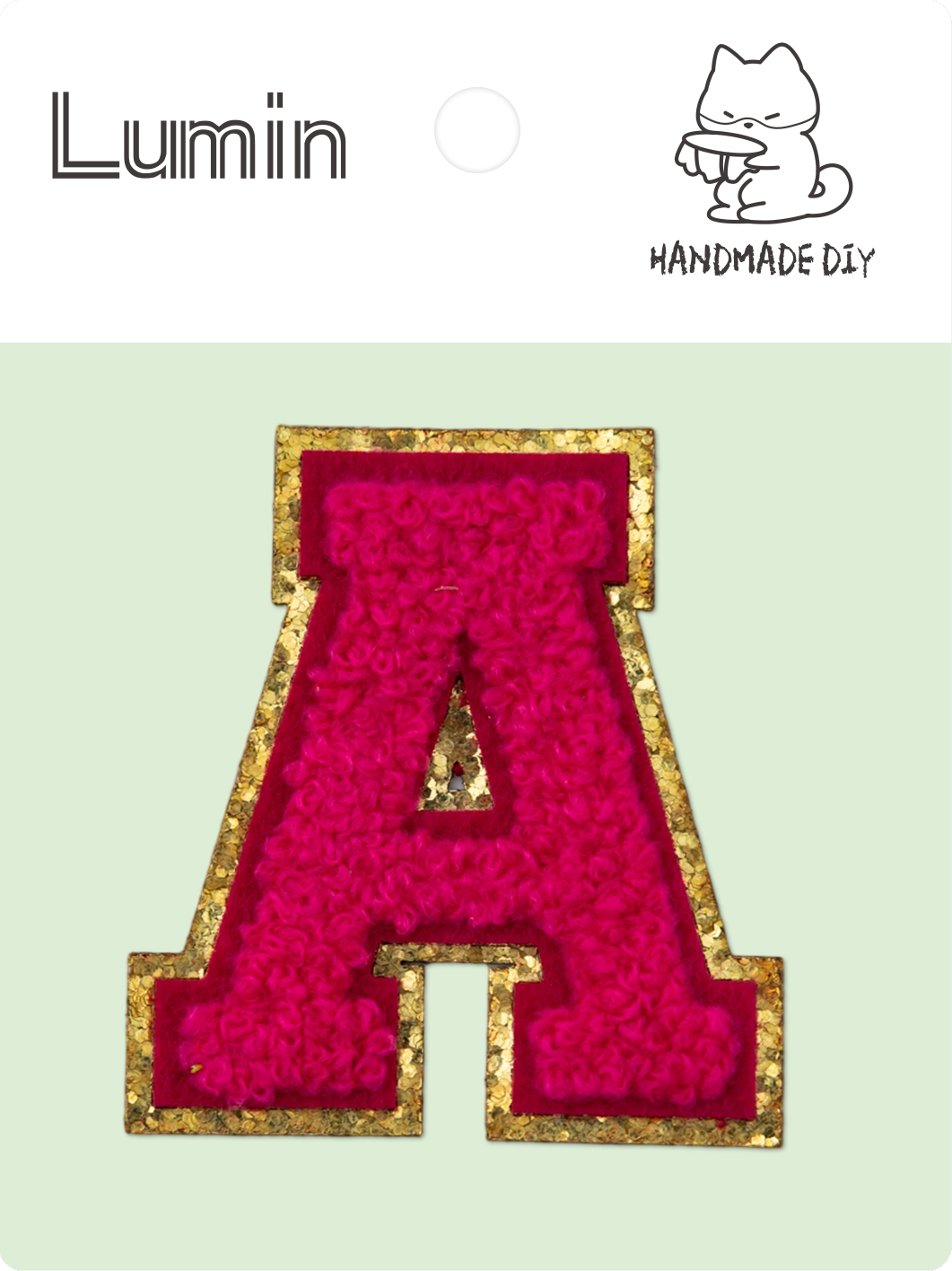 Chenille Letter & Number Patch Set