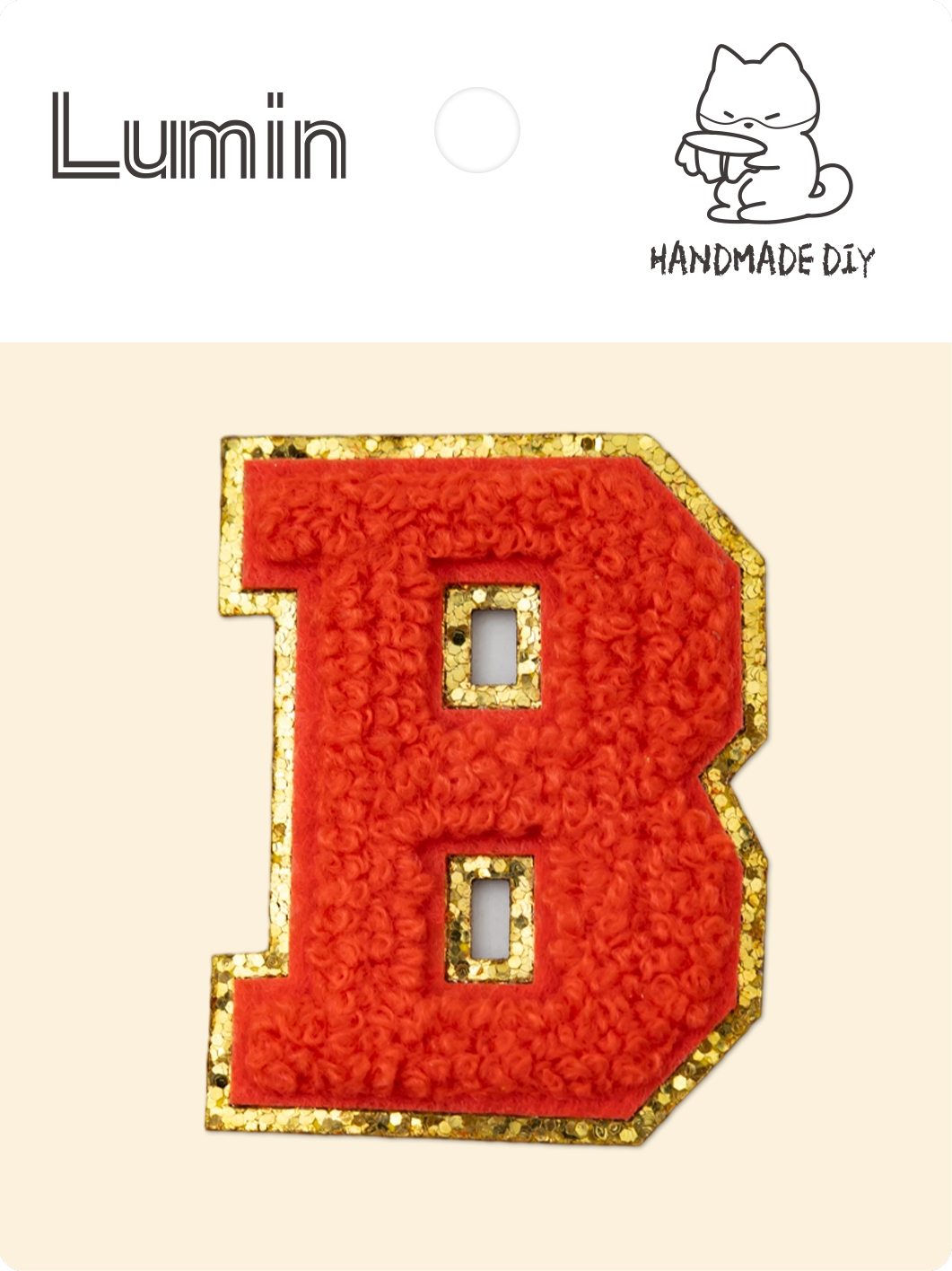 Chenille Letter & Number Patch Set | Raised Embroidery Emblems - Image 3