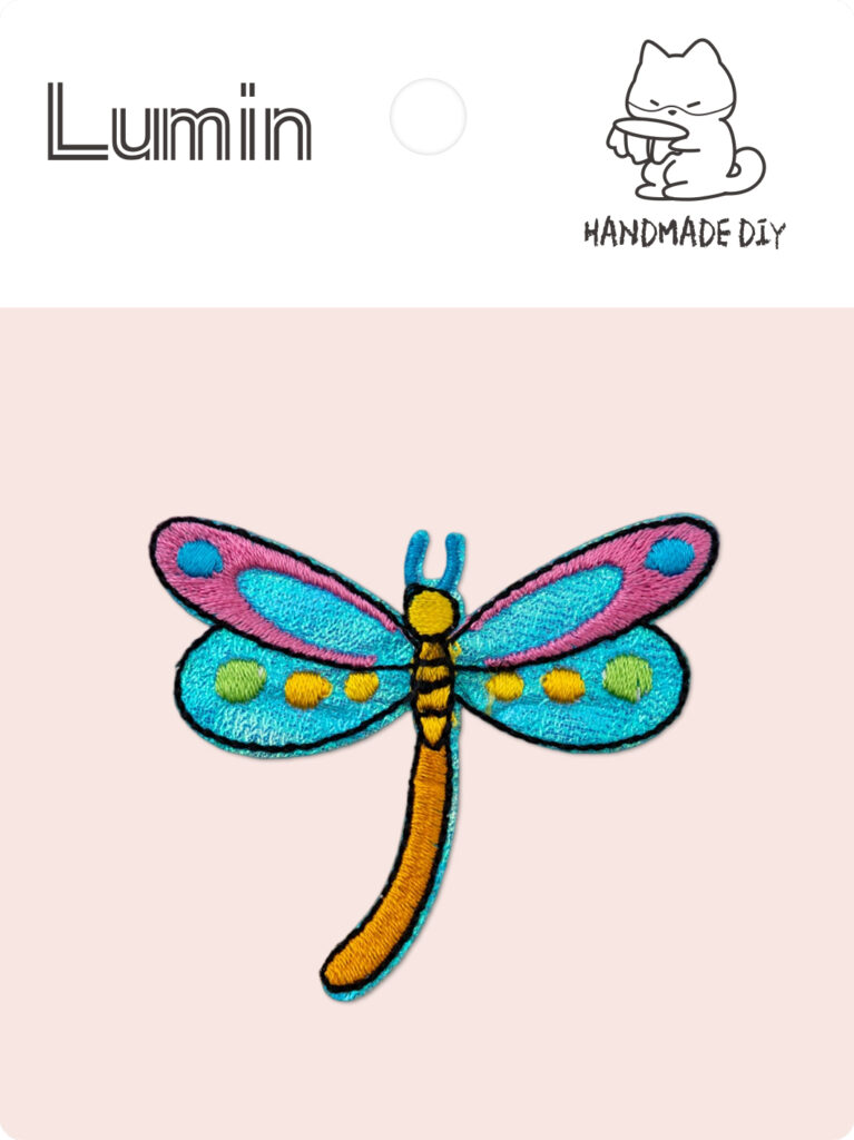 Iridescent Fabric Embroidered Patches